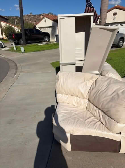 Photo of free 3 piece sectional and cabinet (Escondido) #2