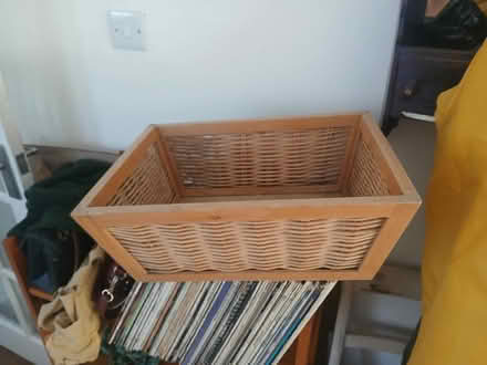 Photo of free Wicker basket (Borehamwood WD6) #1