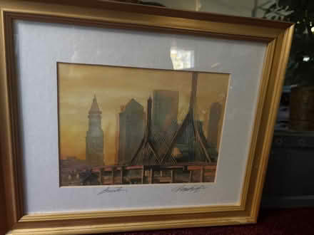 Photo of free Framed art by Charlie Wang (Wellesley Hills) #1