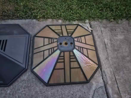 Photo of free Stained Glass Light Pieces (Ambler) #2