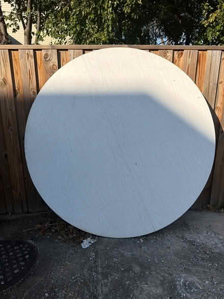 Photo of free 10 foot round table with cover (Bloomingdale) #1