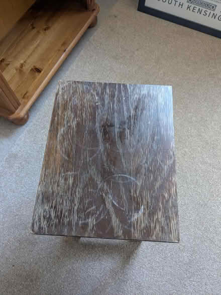 Photo of free Small solid wood table (M32 stretford) #3