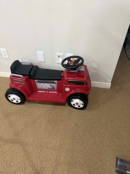 Photo of free Radio Flyer red fire truck ride-on (Upper middle) #1