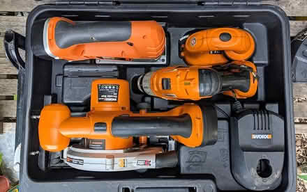 Photo of free Worx 18v Power Tool Set (PL4 Greenbank.) #2