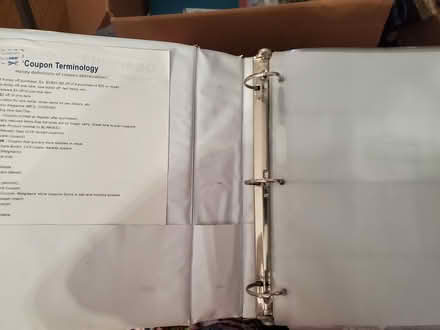 Photo of free Couponing binder (Hyattsville 20785) #3