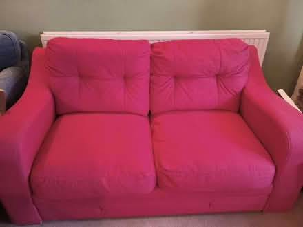 Photo of free Small red sofa bed (Dursley GL11) #1