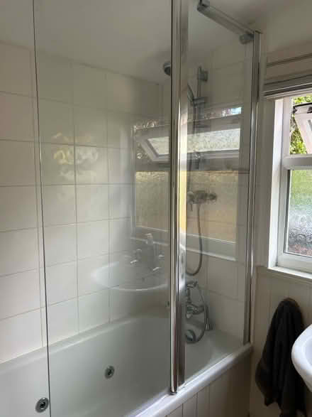 Photo of free Bath double panel shower screen (Warminster BA12 8DG) #1