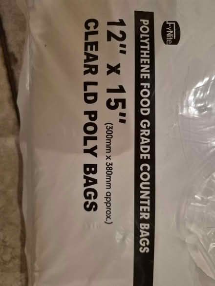 Photo of free Food grade poly bags (Lympne CT21) #1