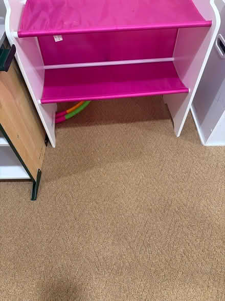 Photo of free Kids' pink sling bookshelf (Upper middle) #1