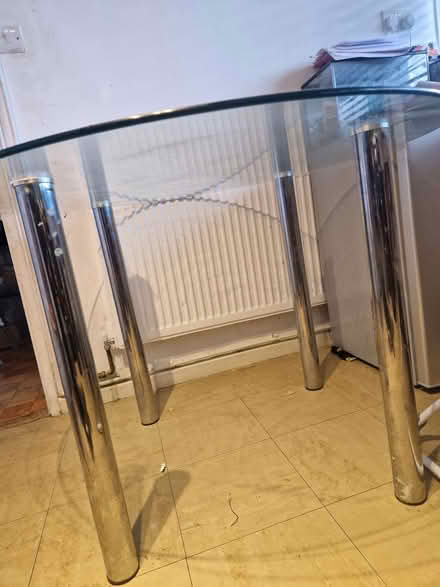Photo of free Glass table with broken leg (Barnet, Stirling Corner WD6) #4