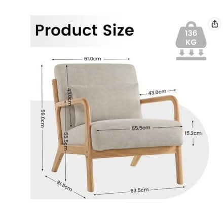 Photo of free Chair Modern Accent (Meole Village SY3) #2