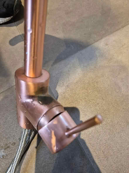Photo of free Used copper coloured kitchen tap (Woodham, Woking GU21 5TN) #4
