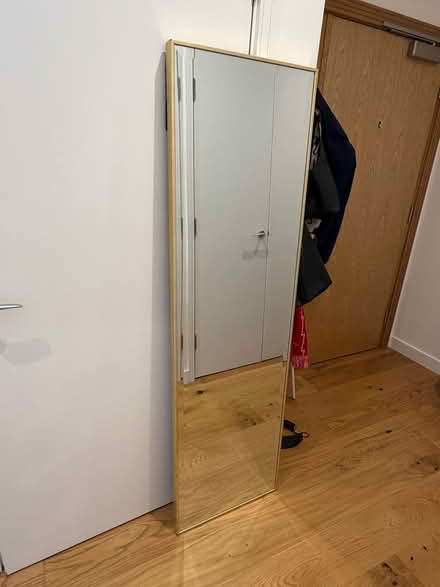 Photo of free Gold leaning mirror (Highbury N1) #2