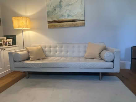 Photo of free SOFA White Leather (TW11) #1