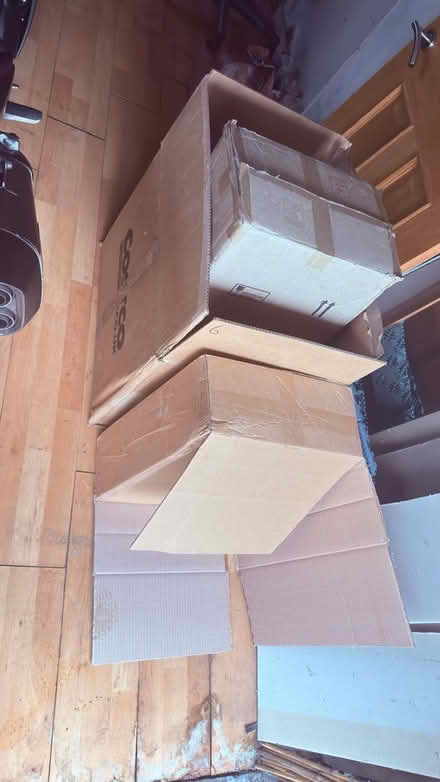 Photo of free 3x sturdy large cardboard boxes (Earls Colne CO6) #1
