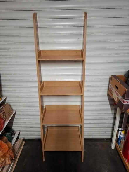 Photo of free Light oak wood effect shelving unit (Farnborough Village, BR6) #1