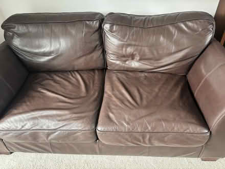 Photo of free Brown Leather Sofa (Palmarsh CT21) #4
