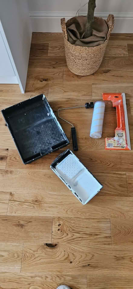 Photo of free Paint guard, trays, roller (South Benfleet SS7) #1
