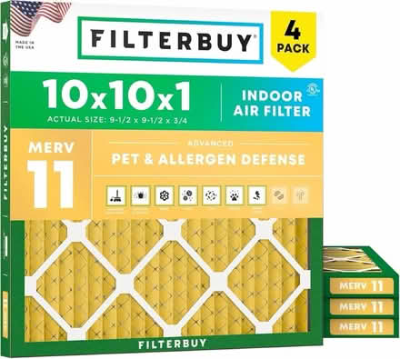 Photo of free 10x10x1 HVAC Filers 4 pack (Downtown Silver Spring) #1