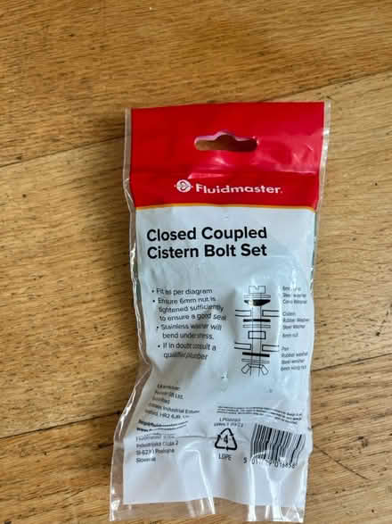 Photo of free Closed coupled cistern bolt set (Near Kew Gardens, Richmond) #1