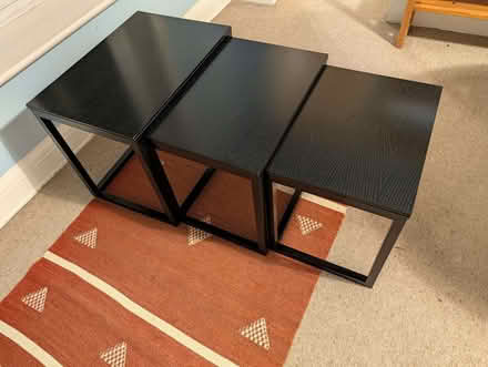 Photo of free Nest of 3 wooden coffee tables (Old Road OX3) #1