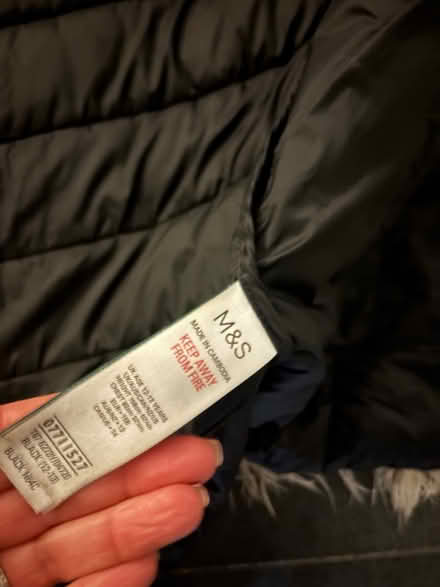 Photo of free Boys black padded jacket (Harrietsham) #2