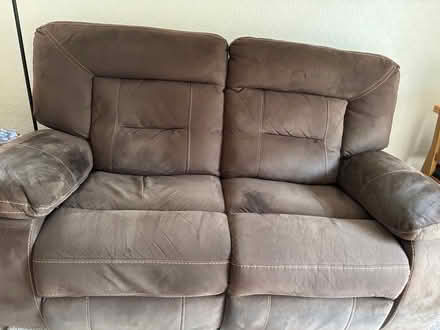 Photo of free 2 Seater sofa (Forton PR3) #2