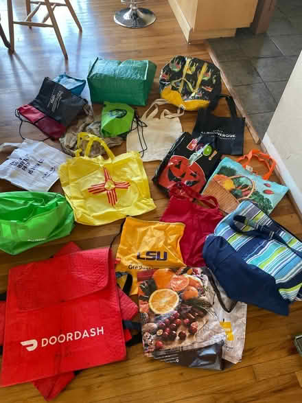 Photo of free Big bag of reusable bags (Ridgecrest) #1
