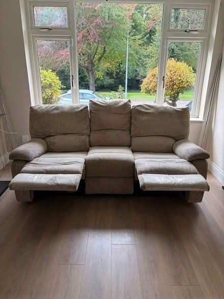 Photo of free 3 seater recliner sofa (Shankill Dublin 18) #2