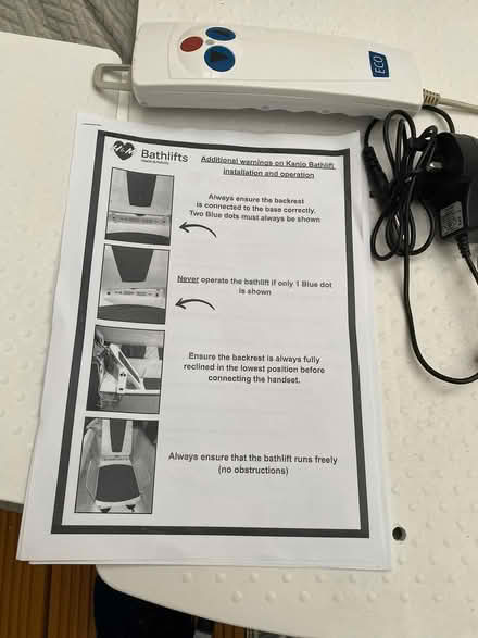 Photo of free Bath seat (old harlow CM17) #2