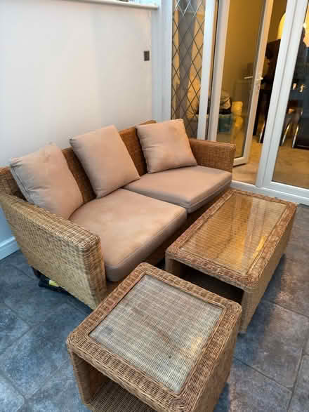 Photo of free sofa and tables (Holme Slack PR1) #3