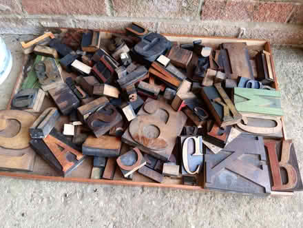Photo of free Large selection wooden printing letters/symbols (Heacham PE31) #1