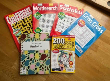 Photo of free Puzzle Books Bundle - Criss Cross, Sudoku, Wordsearch & Code (Hopeman IV30) #1