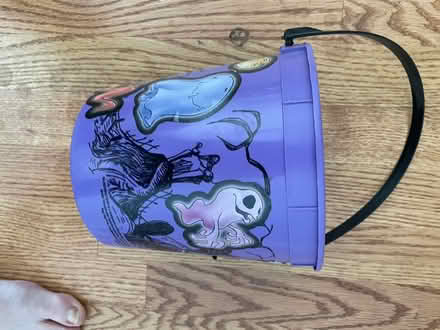 Photo of free purple halloween plastic bucket (Pleasanton, CA) #1