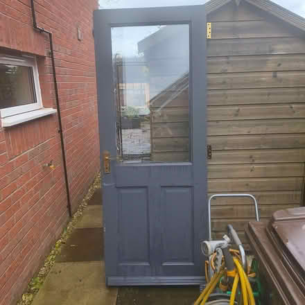Photo of free Glazed external door (Barnard's Green WR14) #1
