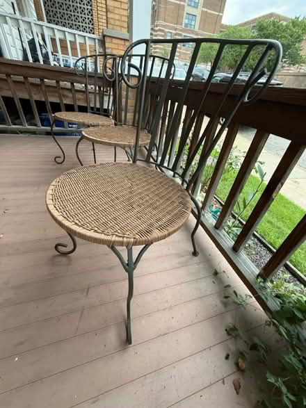 Photo of free 4 chairs for indoor/outdoor (Mt Washington) #3