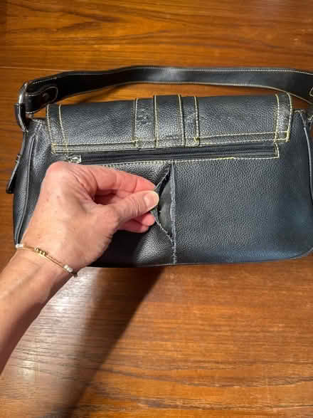 Photo of free Black faux leather purse / hand bag* (Agar Grove NW1) #4