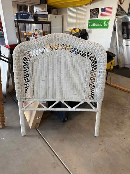 Photo of free Twin wicker headboard (South by Woodward Park) #1