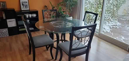 Photo of free Glass Table & Chair Dining Set (Thorncliffe, Theodore Place NW) #1