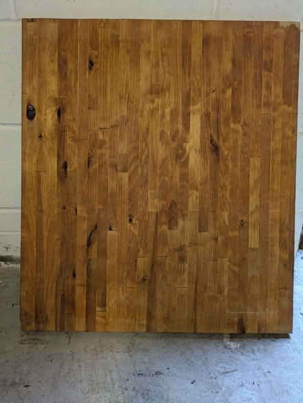 Photo of free piece of wooden worktop 72cm long x 62cm deep x 2.5cm thick (Ludlow SY8) #1