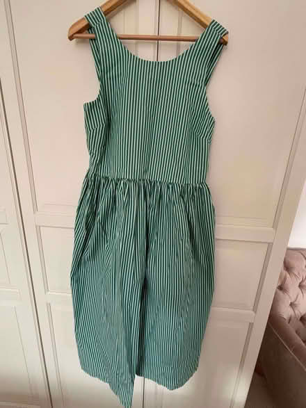 Photo of free Striped green/white summer dress (Coombe KT2) #1