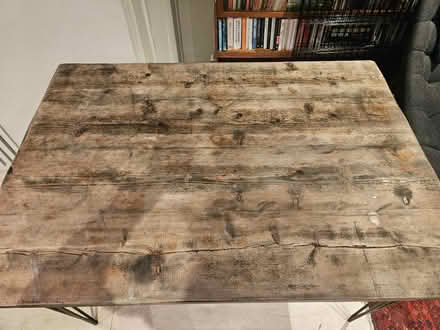 Photo of free Solid Wood table with hairpin legs (London SE17) #2