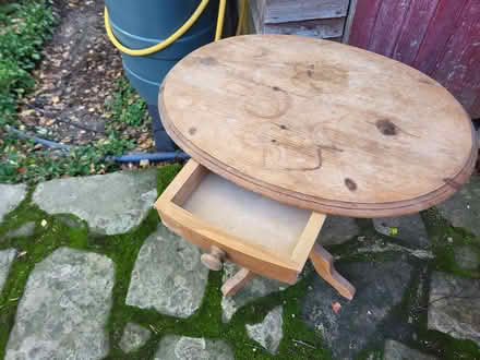 Photo of free 2 Pine bedside tables (Ashurst Wood RH19) #3