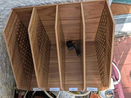 Photo of free wooden organiser (Mossley Hill L18) #1