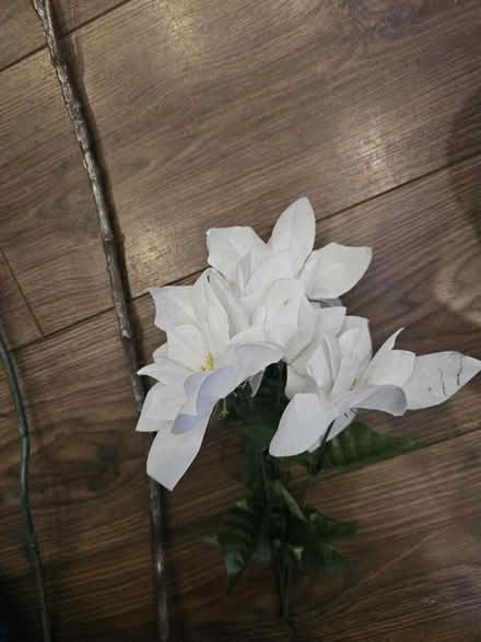 Photo of free 3 artificial flowers, leaves (CROWBOROUGH Tn6) #3