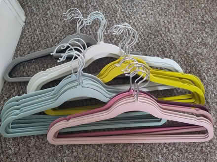 Photo of free Assorted coat hangers (Moreton CH46) #1