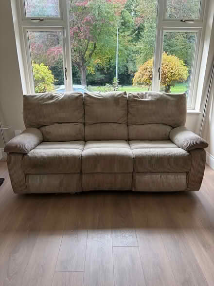 Photo of free 3 seater recliner sofa (Shankill Dublin 18) #1