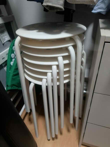 Photo of free IKEA Marius stools (x7) (Southwark Park SE16) #1