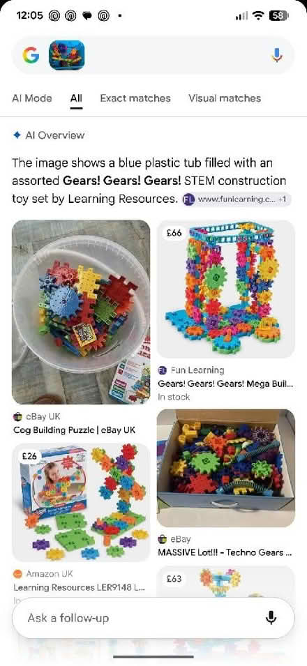 Photo of free Gears STEM construction toy set (Battle RG30) #2