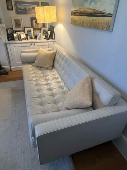Photo of free SOFA White Leather (TW11) #2